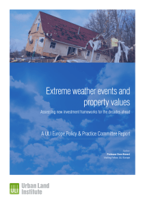 Extreme weather events and property values