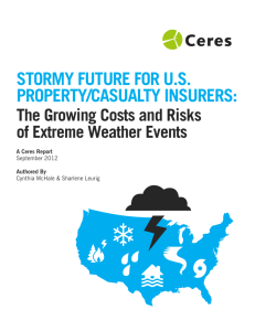 Stormy Future For uS ProPerty/CaSualty InSurerS