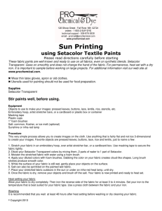 Sun Printing - PRO Chemical & Dye