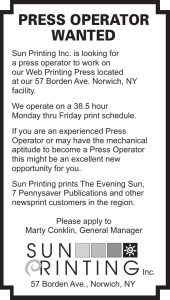 sun printing press op hw.crtr