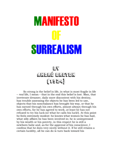 Manifesto of Surrealism