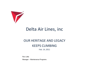 Delta Air Lines, inc