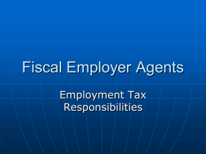 Fiscal Employer Agents