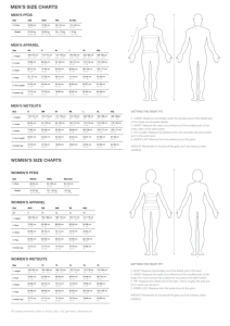 men's size charts