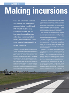 Making Incursions into Runway Safety