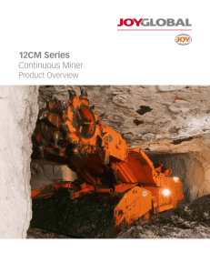 12CM Series Continuous Miner