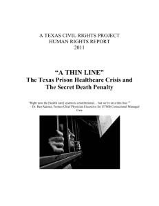 A Thin Line - Texas Civil Rights Project