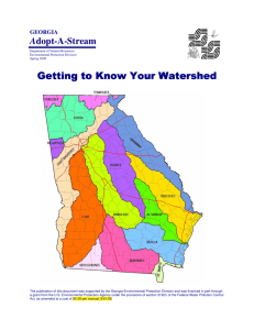 Getting to Know Your Watershed Getting to Know Your Watershed