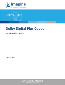 Dolby Digital Plus Codec