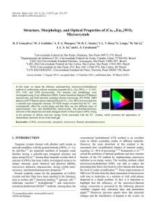 Structure, Morphology, and Optical Properties of (Ca1