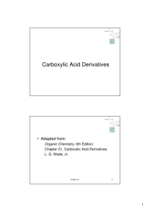Carboxylic Acid Derivatives
