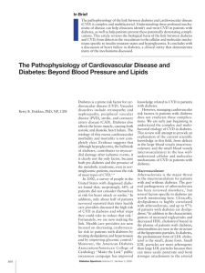 The Pathophysiology of Cardiovascular Disease and Diabetes