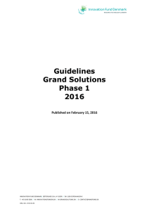 Guidelines Grand Solutions Phase 1 2016