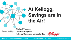 At Kellogg, Savings are in the Air!