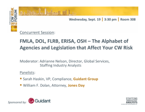 The Alphabet of Agencies and Legislation that Affect Your CW Risk
