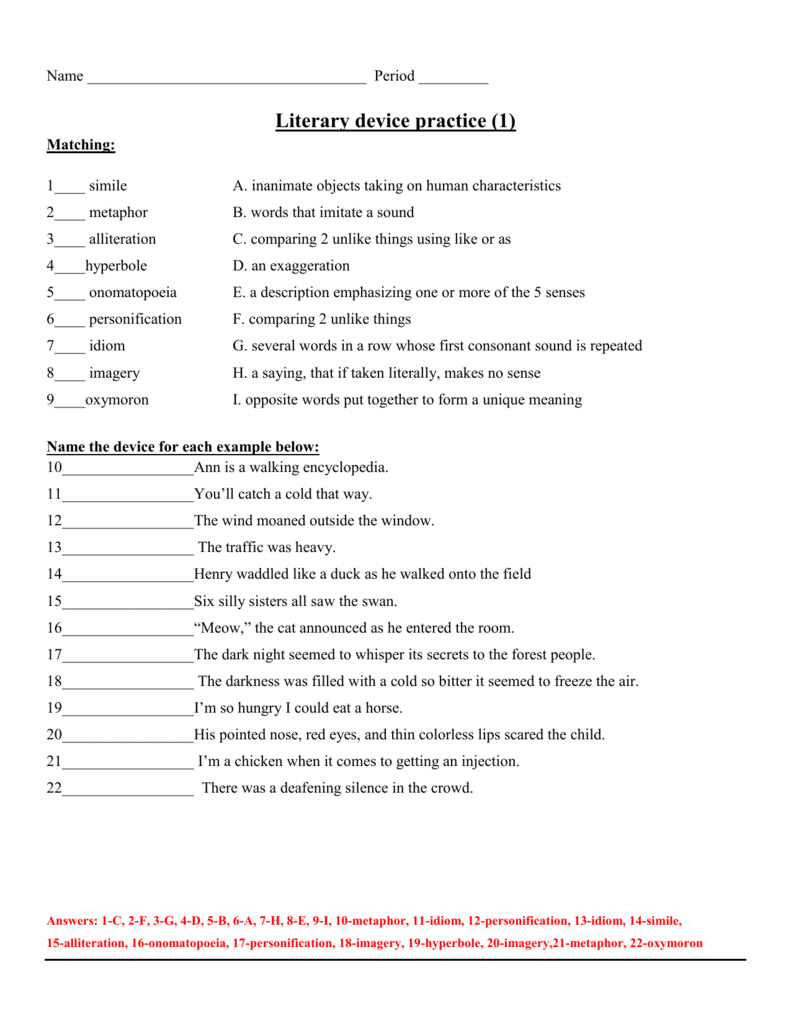 poetic-devices-worksheet-5-answers