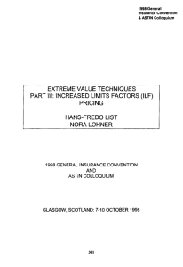 increased limits factors