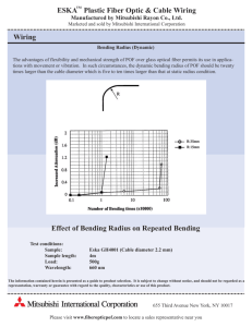Bending Radius (Dynamic) - ESKA™ Plastic Optic Fiber