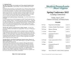 Conference Flyer - Creating Connections