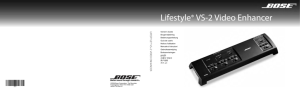 Lifestyle® VS-2 Video Enhancer