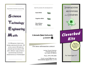 Cloverbud Kits - Colorado State University