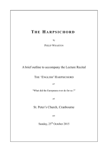 THE HARPSICHORD
