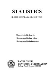 statistics - Text Books