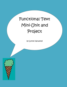 Functional Text Mini