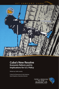 Cuba's New Resolve - Center for Democracy in the Americas