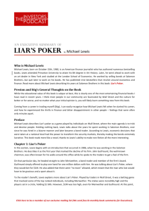 Liar's Poker - The Investors Podcast