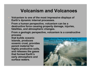 Volcanism and Volcanoes