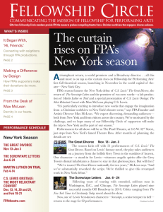 The curtain rises on FPA's New York season