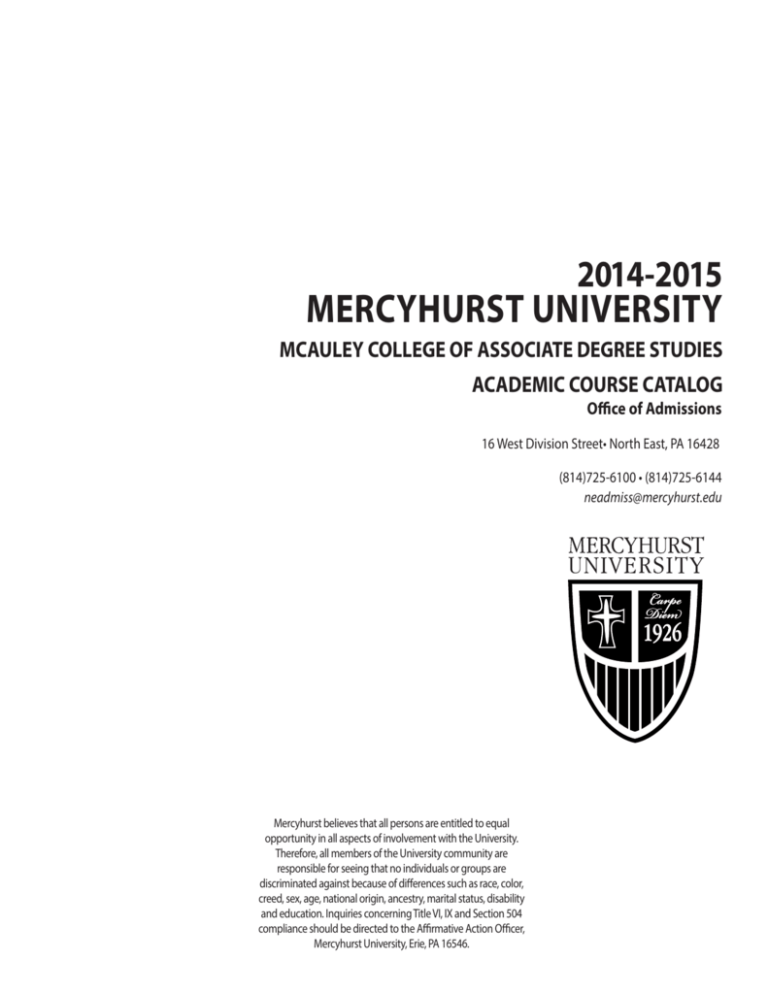 Mercyhurst Academic Calendar 2022 Mercyhurst North East - Mercyhurst University