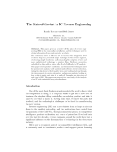 The State-of-the-Art in IC Reverse Engineering