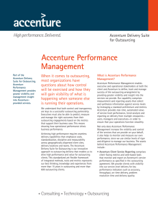 Accenture Performance Management