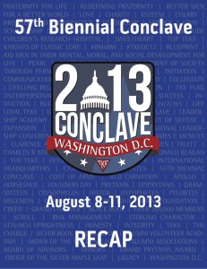 57th Biennial Conclave