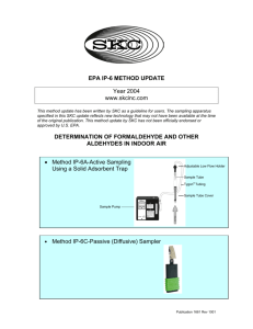 EPA IP-6 500-100 Method Update 1661 PDF Document