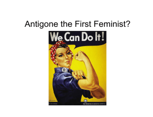 Antigone the First Feminist?