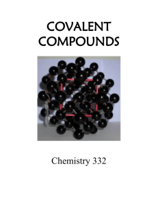 covalent compounds - Willamette Leadership Academy