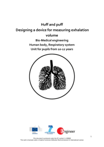 bio-medical engineering & human body, respiratory system