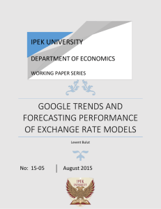 google trends and forecasting performance of exchange rate models