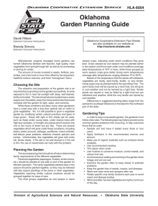 Oklahoma Garden Planning Guide
