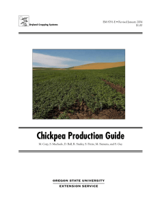 Chickpea Production Guide - Agricultural Marketing Resource Center