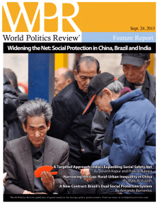 Widening the Net: Social Protection in China, Brazil and India