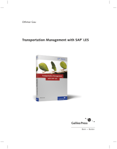 Transportation Management with SAP LES - beck