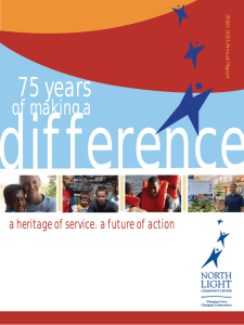 Annual Report - North Light Community Center