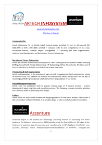 ARTECH INFOSYSTEM Accenture