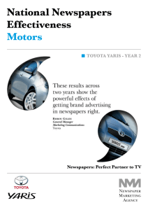 Toyota yaris brochure