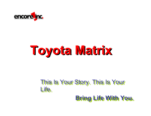 Toyota Matrix