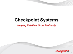 Checkpoint Systems Corporate Presentation